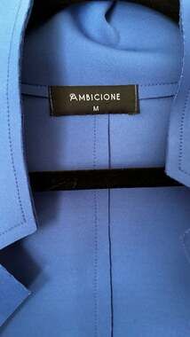 Ambicione Royal Blue Open Front Scuab Knit Blazer Jacket